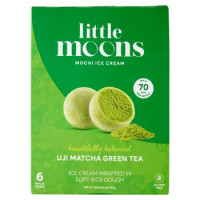 little moons Mochi Ice Cream beautifully balanced Uji Matcha Green Tea 6 x 32 g