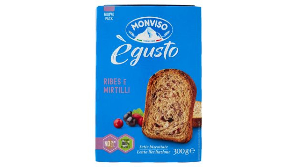 Monviso ègusto Ribes e Mirtilli 300 g