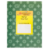 Cartiera di Varese, blocchi CV - A5 quadretto medio 5 mm 3 pezzi colori assortiti