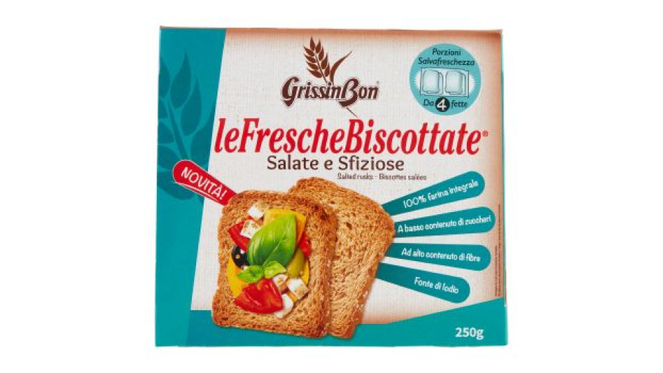 GrissinBon leFrescheBiscottate Salate e Sfiziose 250 g