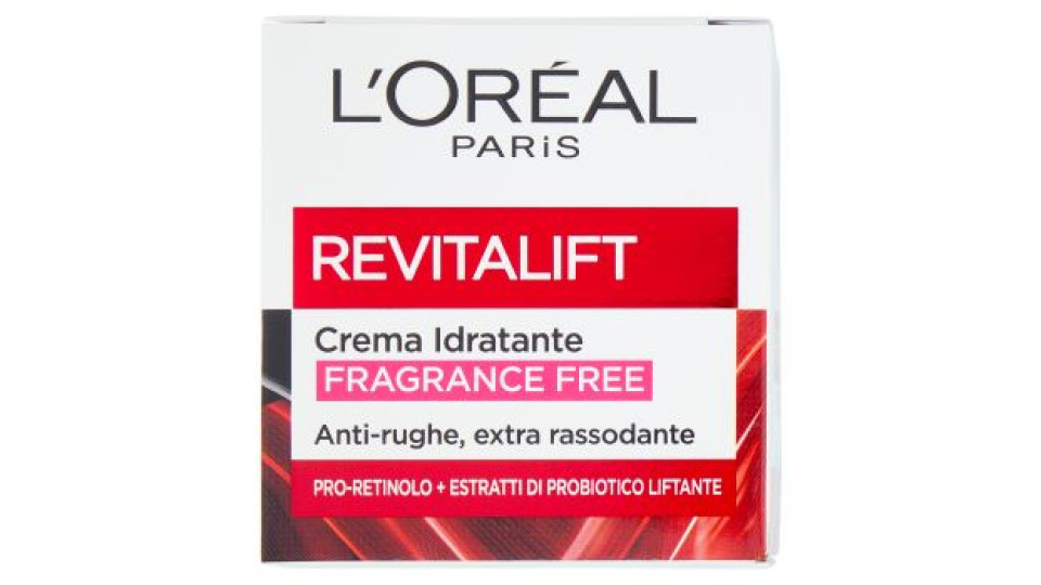 L'Oréal Paris Revitalift Crema Idratante Fragrance Free Anti-rughe 50 ml