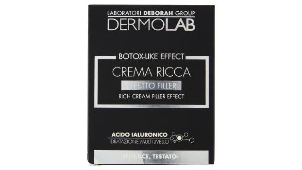 Dermolab Botox-Like Effect Crema Ricca Effetto Filler 50 ml