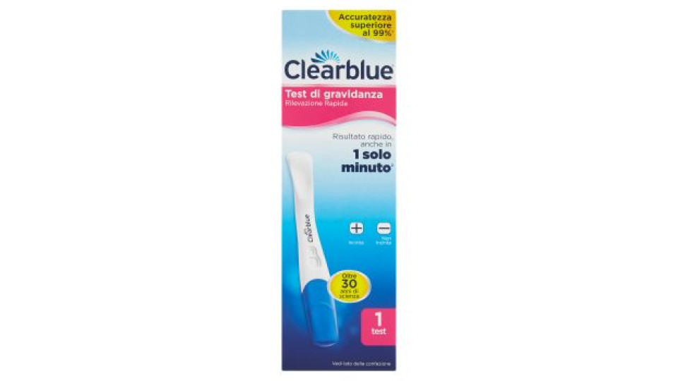 Clearblue Test di Gravidanza Visuale 1 Minuto 1 Test