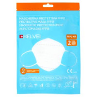 Helvei Mascherina Protettiva FFP2 2 pz
