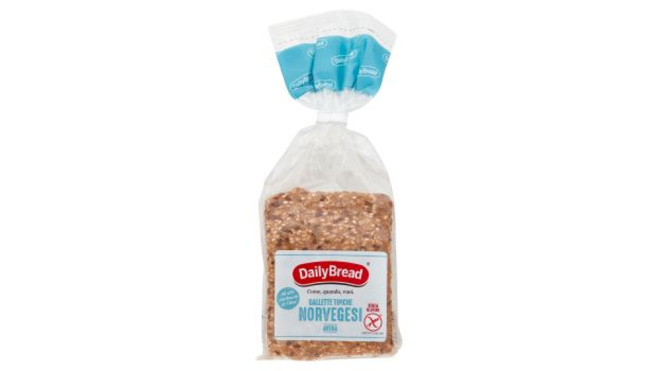 DailyBread Gallette Tipiche Norvegesi Avena Senza Glutine 190 g