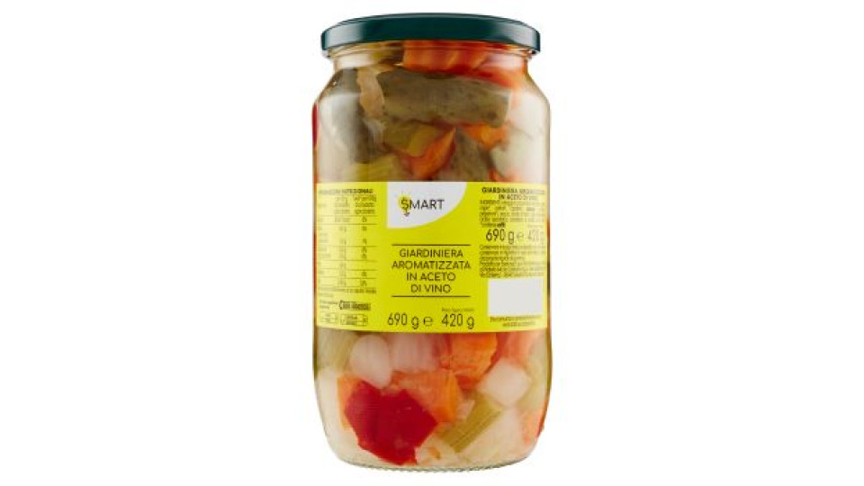 Smart Giardiniera aromatizzata in aceto di vino 690 g