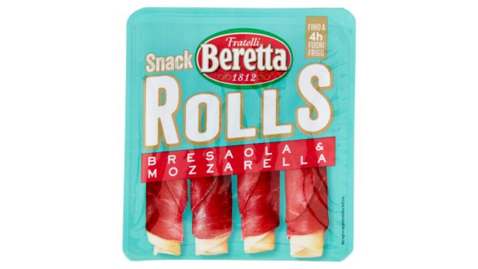 Fratelli Beretta Snack Rolls Bresaola & Mozzarella 60 g