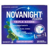Sanofi Novanight bustine Tripla Azione 20 bustine monodose 42 g