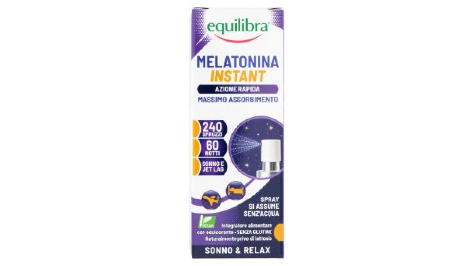 equilibra Melatonina Instant 240 Spruzzi 30 ml