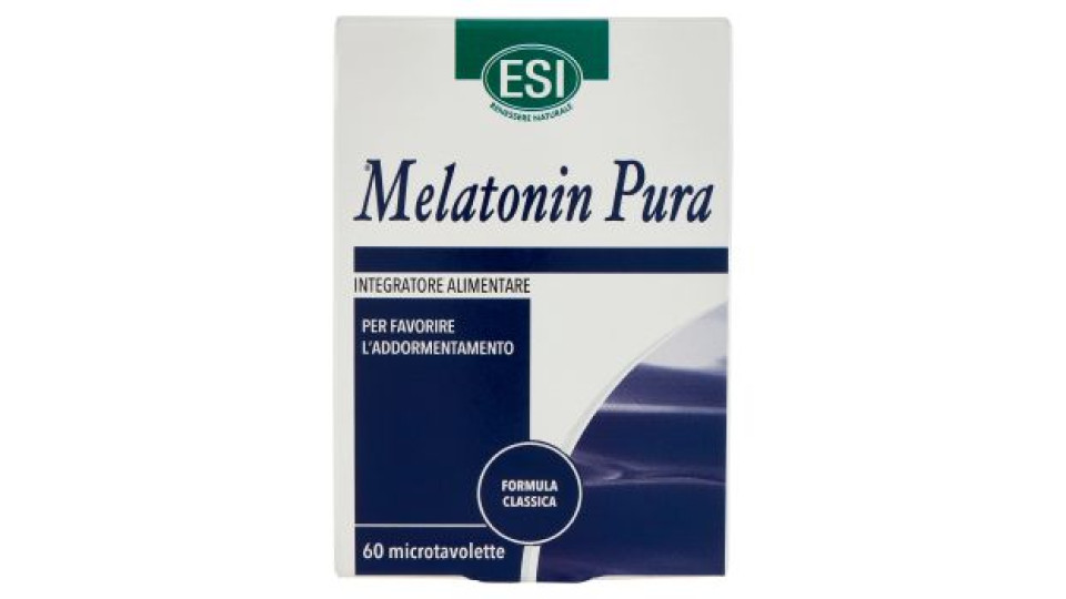 ESI Melatonin Pura 60 microtavolette 7,2 g