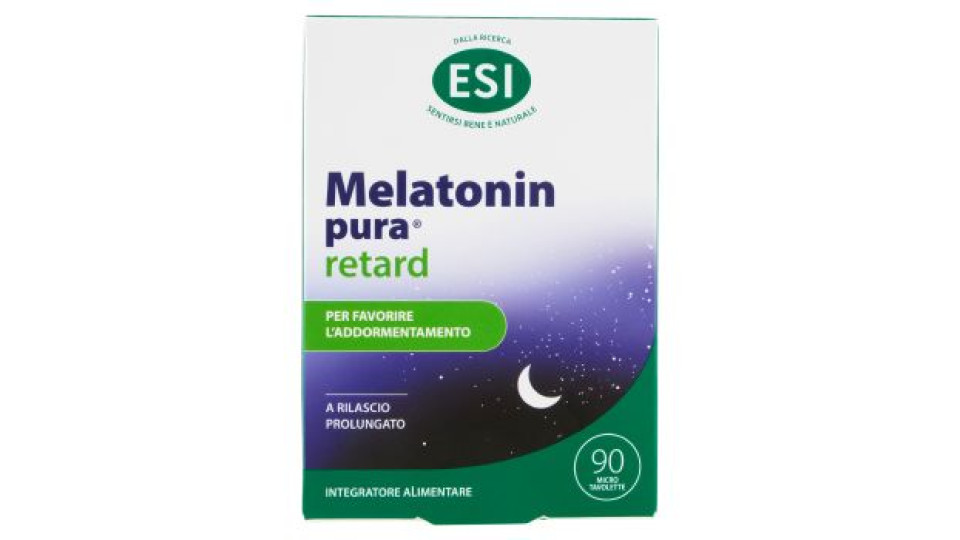 ESI Melatonin Pura Retard 90 microtavolette 10,8 g