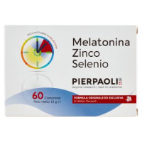 Pierpaoli Melatonina Zinco Selenio 60 Compresse 12 g