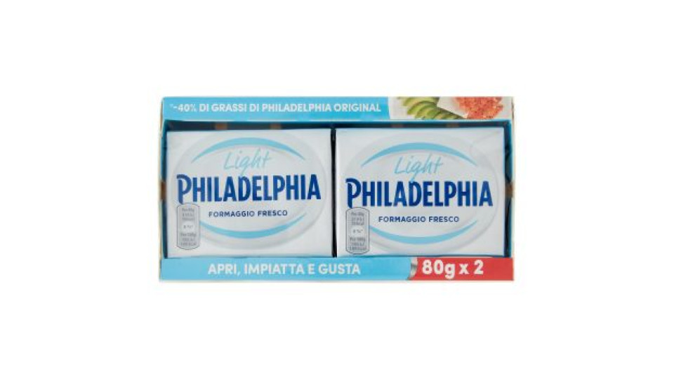 Philadelphia Light formaggio fresco spalmabile - 2 x 80 g