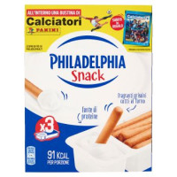 Philadelphia Snack - Cremoso Philadelphia e Fragranti Grissini Cotti al Forno- 3x42g