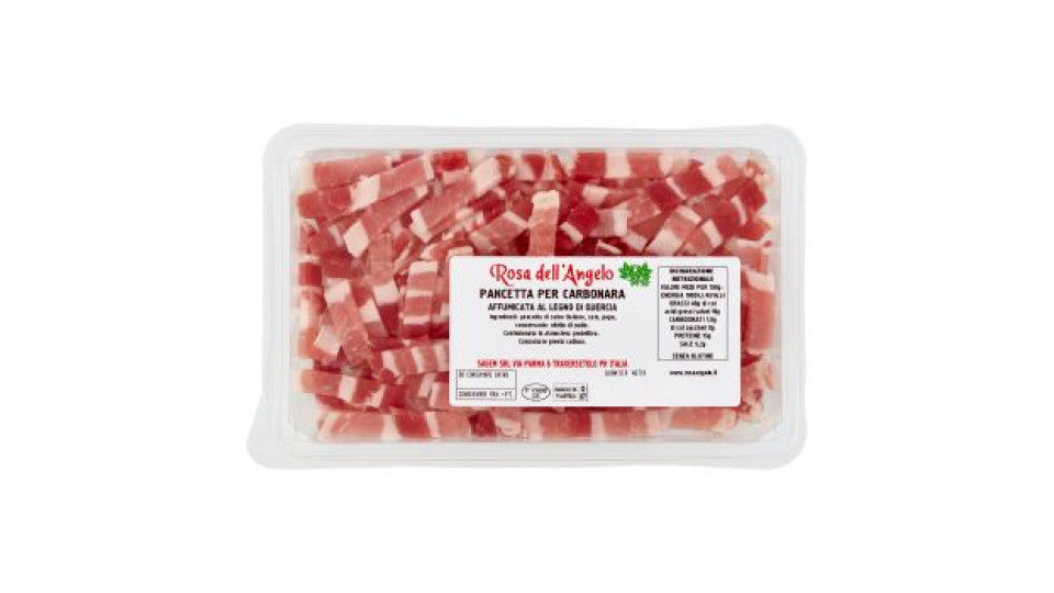 Rosa dell'Angelo Pancetta per Carbonara