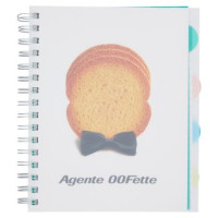 Esselunga, quaderno con spirale 4 divisori formato A5 assortito righe o quadretti