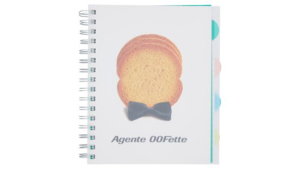 Esselunga, quaderno con spirale 4 divisori formato A5 assortito righe o quadretti
