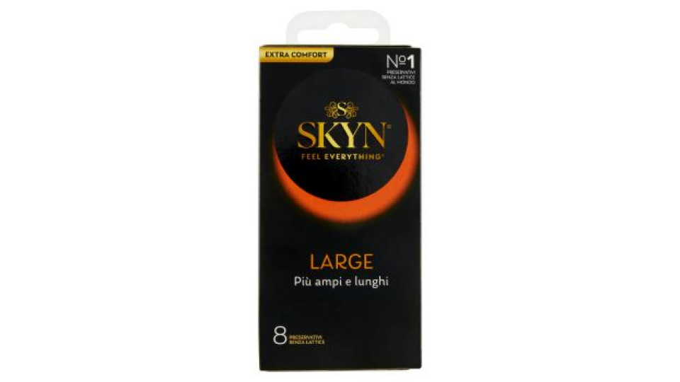 Skyn Large Preservativi Senza Lattice 8 pz