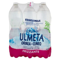 Esselunga Acqua minerale naturale oligominerale sorgente Ulmeta frizzante 6 x 1,5 Litri