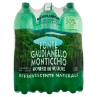 Esselunga Acqua minerale effervescente naturale Fonte Gaudianello Effervescente naturale 6 x 1,5 L