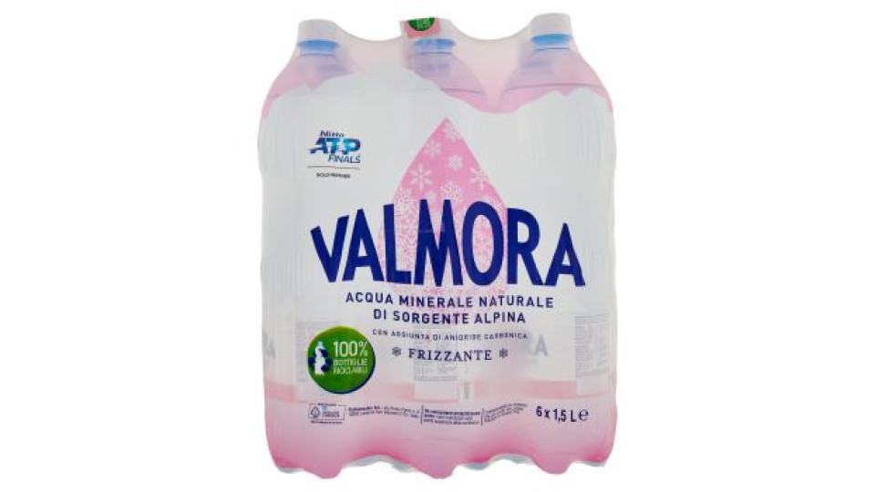 Valmora Sorgente Alpina Frizzante 6 x 1,5 L