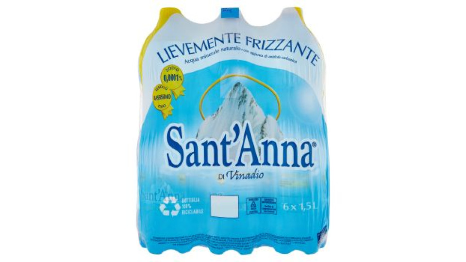 Sant'Anna di Vinadio Lievemente Frizzante 6 x 1,5 L