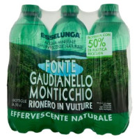 Esselunga Acqua minerale effervescente naturale Fonte Gaudianello Effervescente naturale 6 x 50 cl