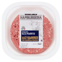 Esselunga Hamburgeria Bovino adulto razza piemontese maxi hamburger con scamorza affumicata 220 g