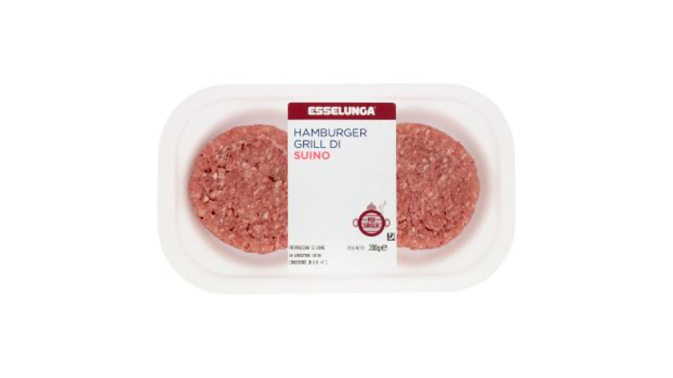 Esselunga Hamburger grill di suino 200 g