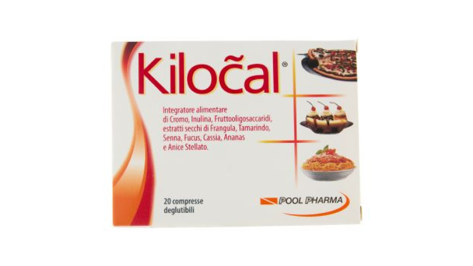 Kilocal Integratole alimentare 20 compresse deglutibili 16,4 g