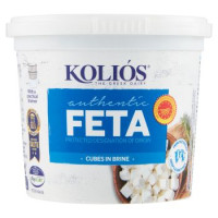 Koliós authentic Feta DOP Cubes in Brine 370 g