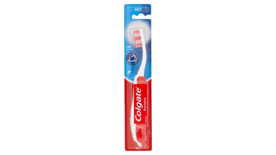 Colgate spazzolino portable formato viaggio, morbido