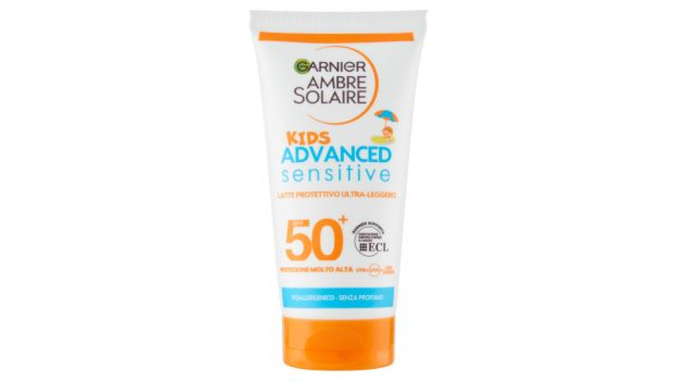 Garnier Ambre Solaire Mini Advanced Sensitive Kids IP50+ 50 ml