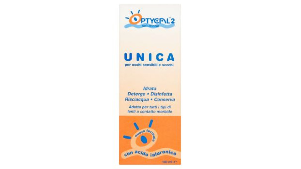 Optycal 2 Soluzione Unica per occhi sensibili e secchi 100 ml