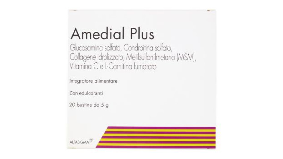 Amedial Plus Integratore alimentare bustine 20 x 5 g
