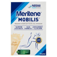 MERITENE MOBILIS Integratore completo per muscoli, ossa, articolazioni Gusto Vaniglia 10 x 21 g
