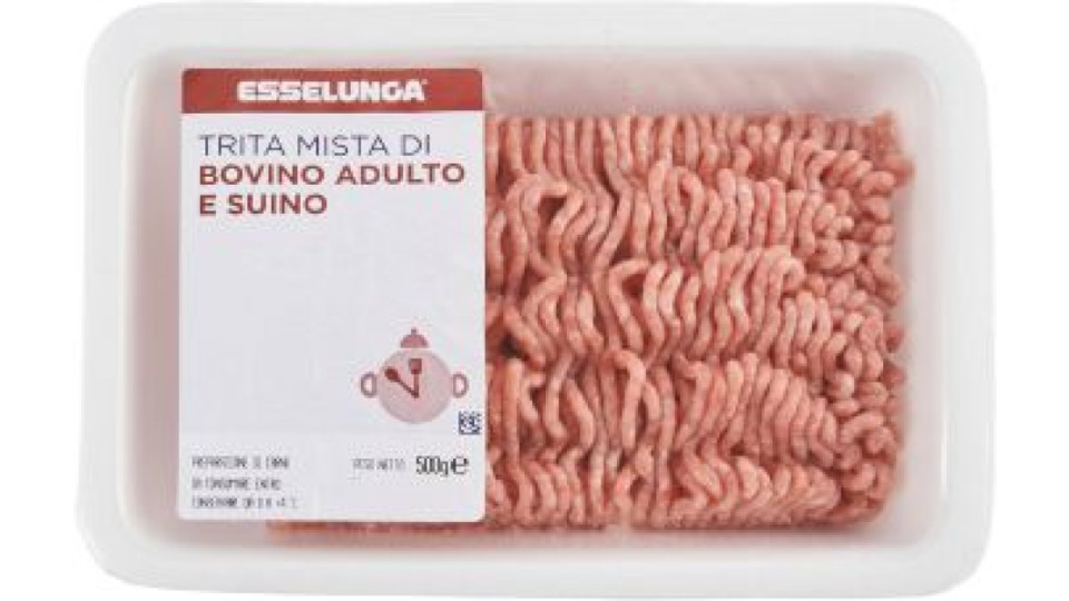 Esselunga trita mista di bovino adulto e suino 500 g