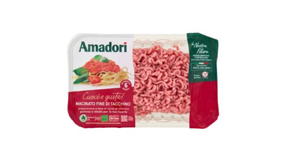 Amadori Macinato Fine di Tacchino 0,270 kg