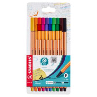 STABILO point 88 penna fineliner - astuccio da 10 pz.