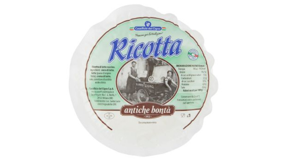 Caseificio del Cigno Ricotta antiche bontà