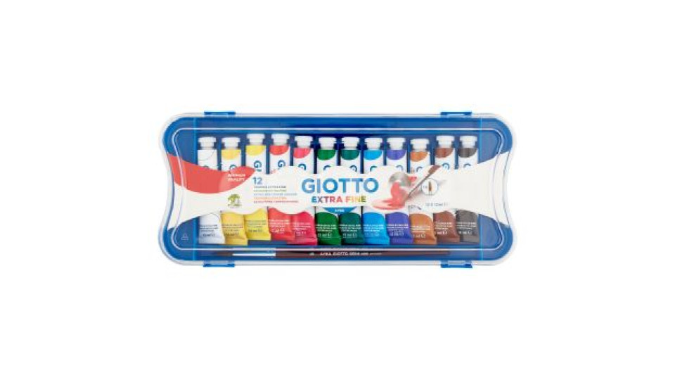 Giotto Extra Fine Tempera Extra Fine 12 x 12 ml