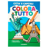 Blasetti Colora Tutto Città e Capitali Quaderno da Colorare