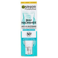 Garnier PureActive Anti-UV Fluido Quotidiano Anti-Imperfezioni, SPF 50+ 40 ml