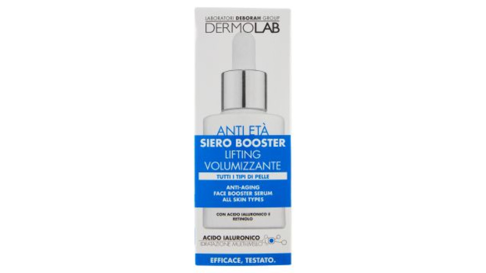 Dermolab Anti Età Siero Booster Lifting Volumizzante Tutti i Tipi di Pelle 30 ml