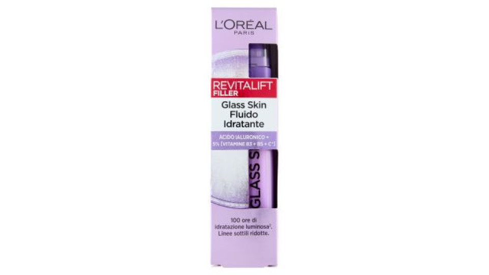 L'Oréal Paris Revitalift Filler Glass Skin Fluido Idratante 50 ml