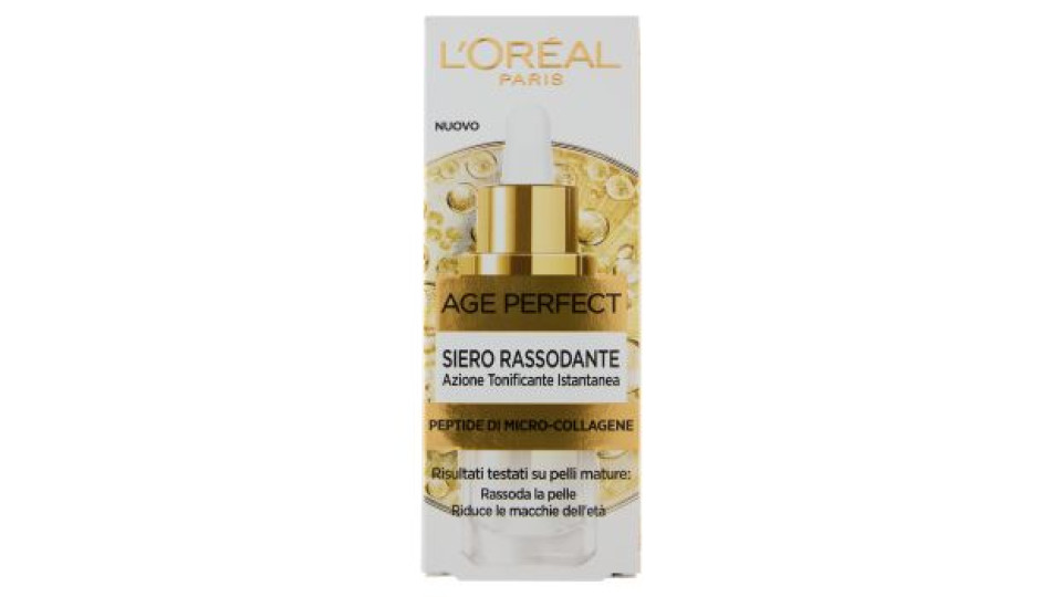 L'Oréal Paris Age Perfect Siero Rassodante Peptide di Micro-Collagene 30 ml