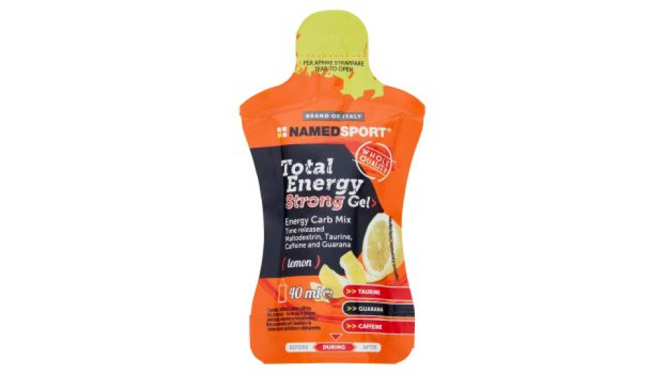 NamedSport Total Energy Strong Gel> lemon 40 ml