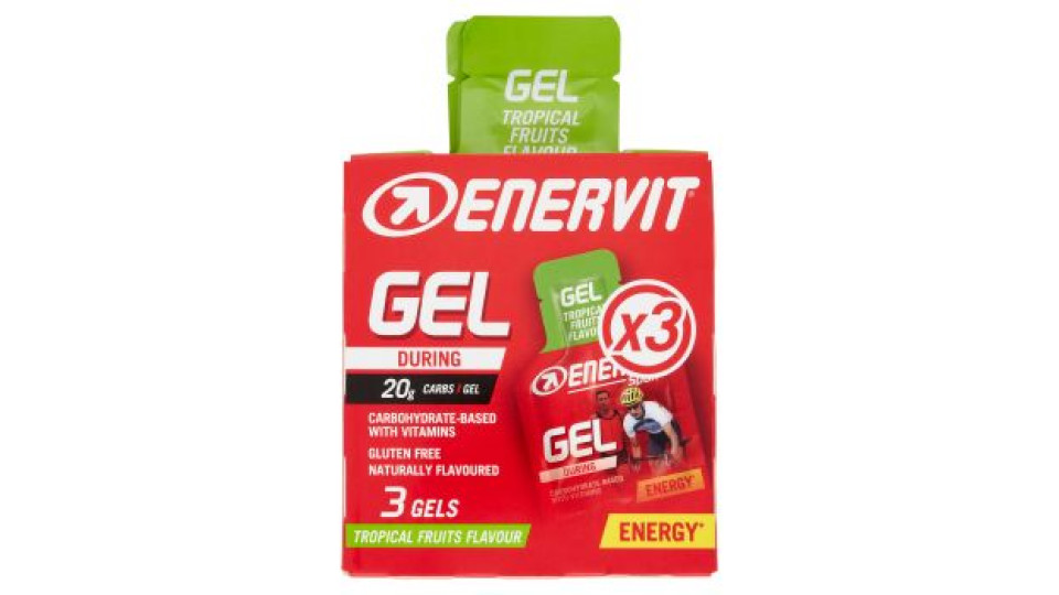 Enervit Gel Tropical Fruits Flavour 3 x 25 ml