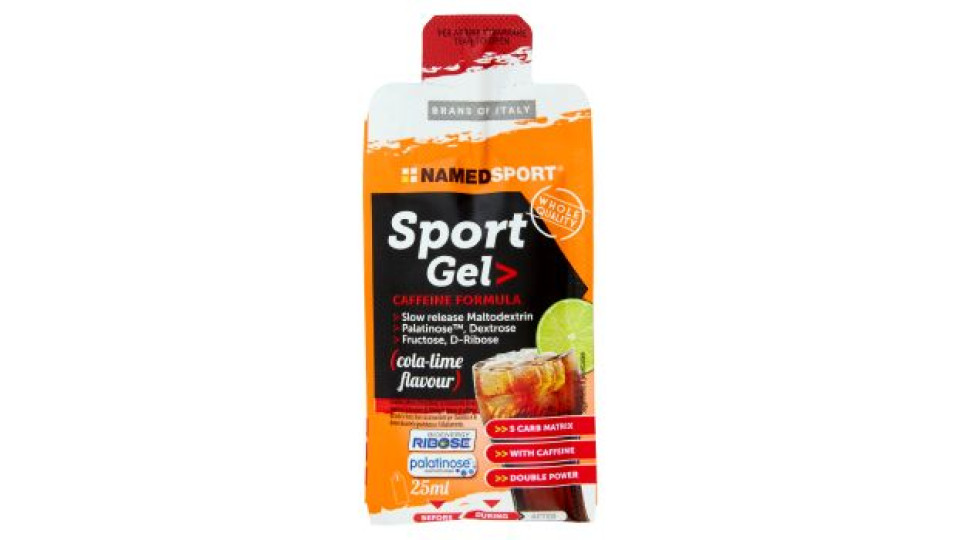 NamedSport Sport Gel> cola-lime flavour 25 ml