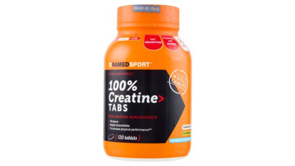 NamedSport 100% Creatine> Tabs 120 tablets 180 g